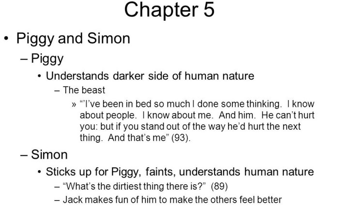 Lord of the flies quotes chapter 8