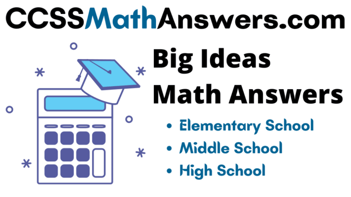 Big ideas math 8.1 answer key