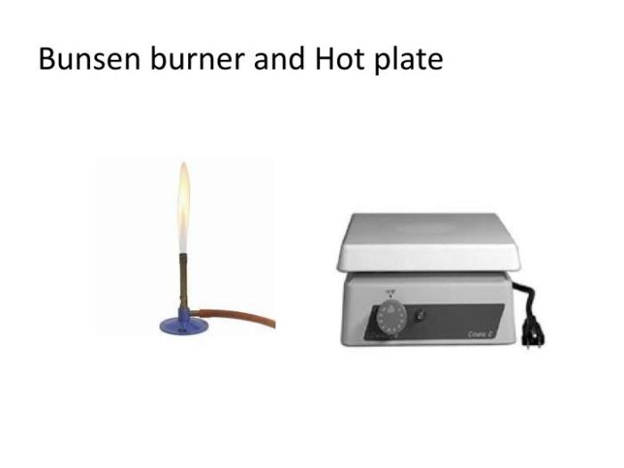 Hot plate vs bunsen burner