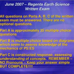 Study guide for earth science regents