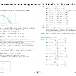 Springboard answer key algebra 1