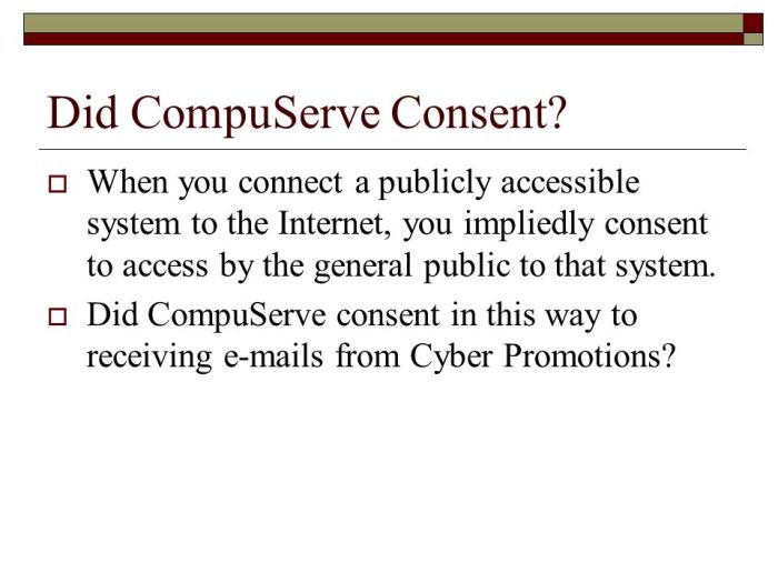 Compuserve inc v cyber promotions