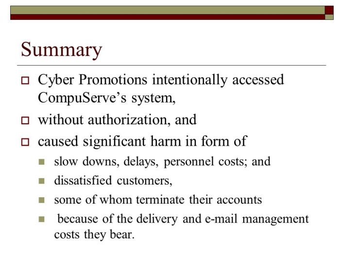 Compuserve inc v cyber promotions