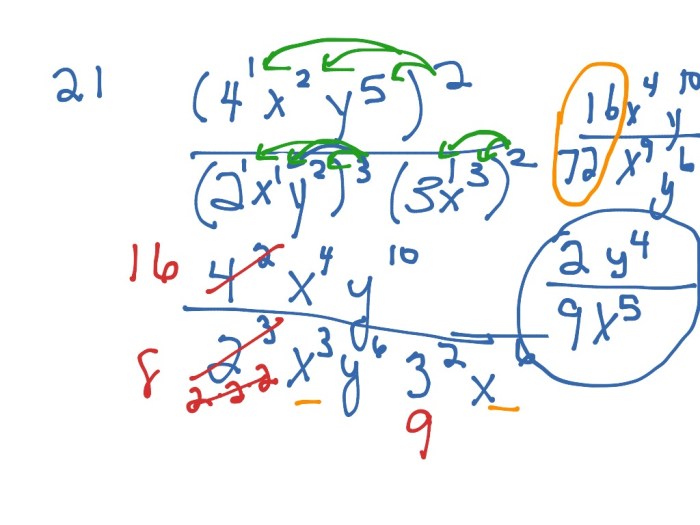 Unit 6 exponents and exponential functions homework 1 answer key